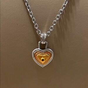 Elegant Heart Pendant Necklace